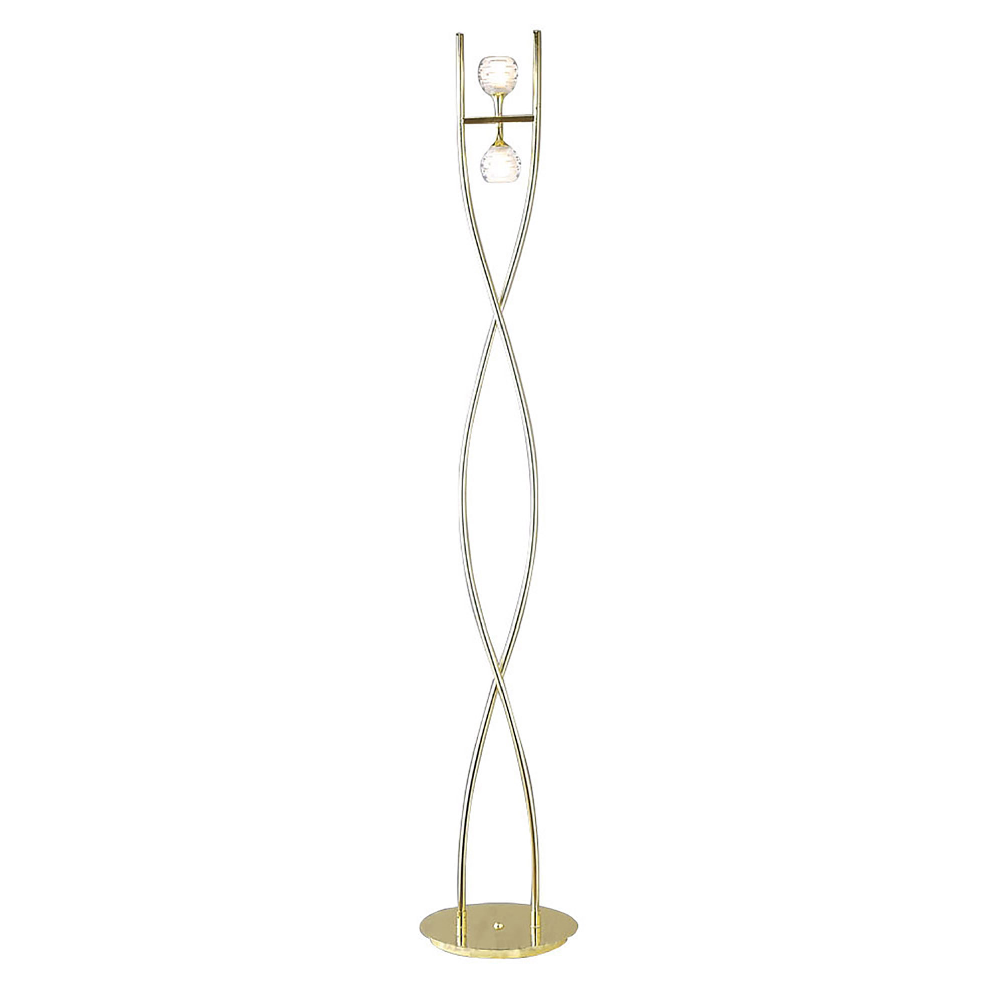 M0101PB  Dali PB 170cm Floor Lamp 2 Light